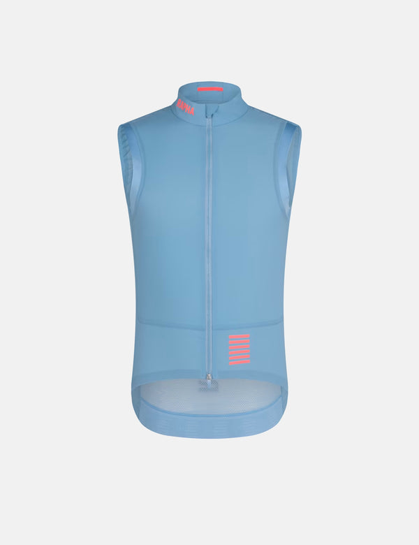 Rapha Men's Pro Team Lightweight Gilet - Grey Blue/Peach