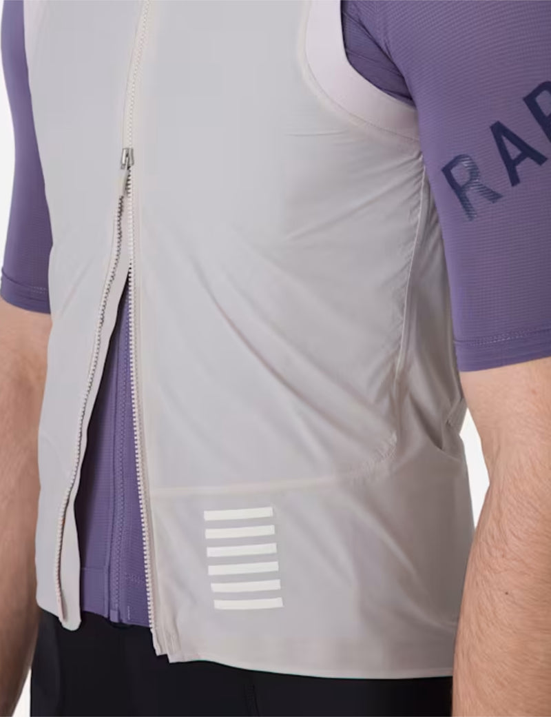 Rapha Men's Pro Team Lightweight Gilet - Silver Grey/White Alyssum