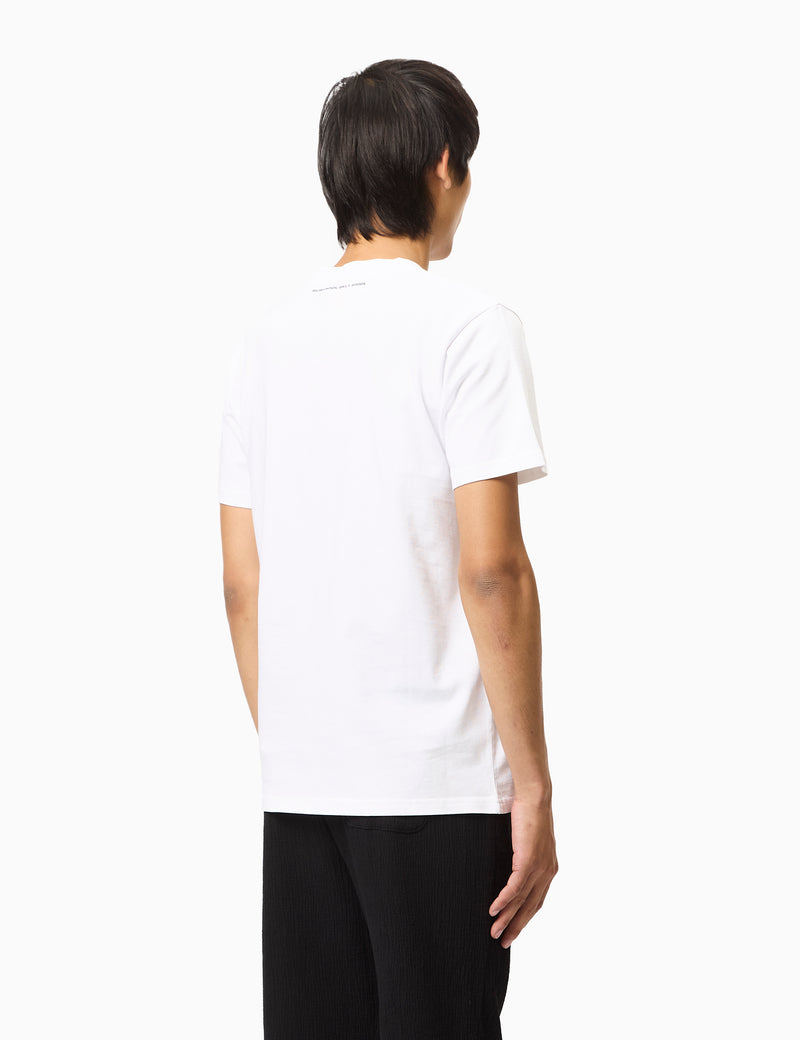 Percival Ramen Auxiliary T Shirt (Organic Cotton) - White