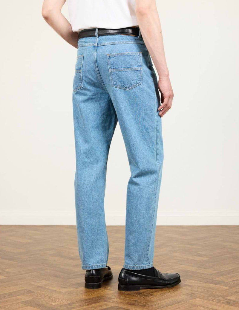 Percival Denim Jeans (Straight Leg) - Light Wash Blue