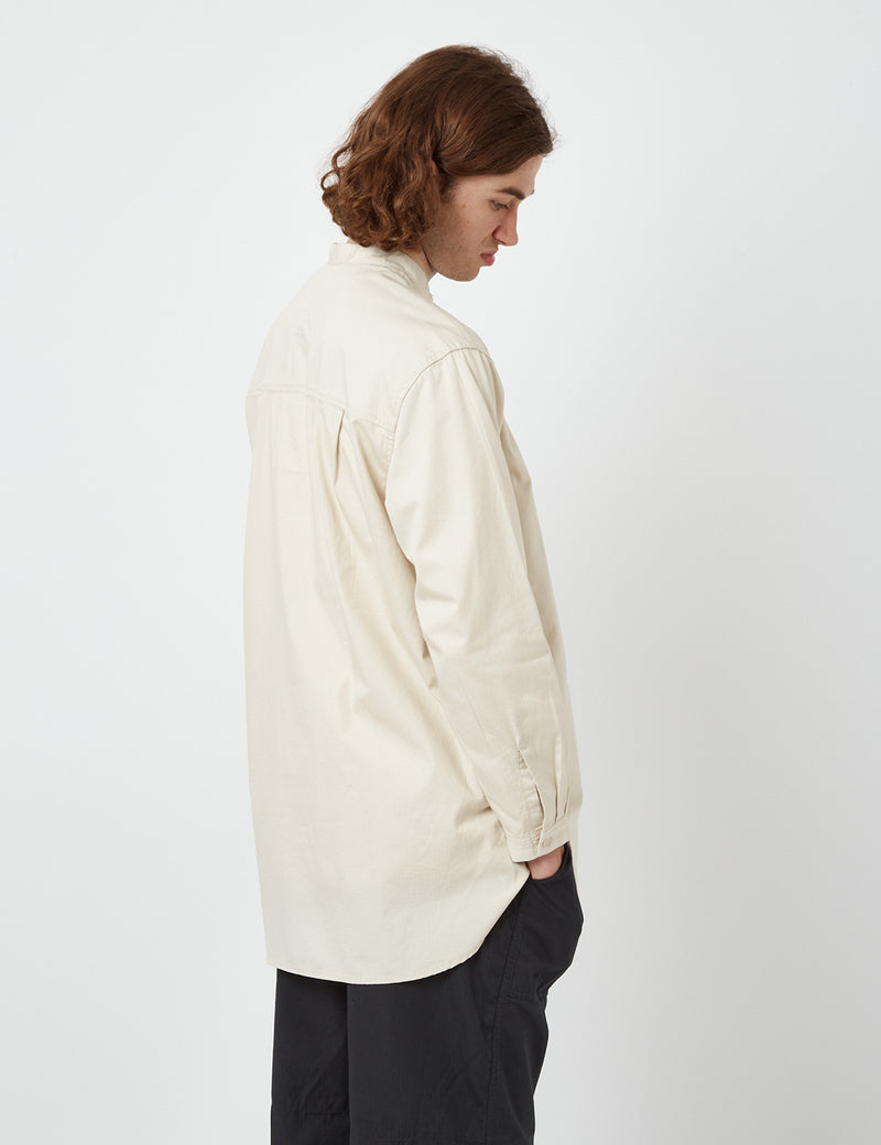 Snow Peak TAKIBI Light Ripstop Pullover Sweatshirt - Ecru I Article.