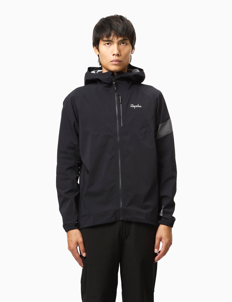 Rapha Men's Trail GORE-TEX Infinium Jacket - Black/Light Grey