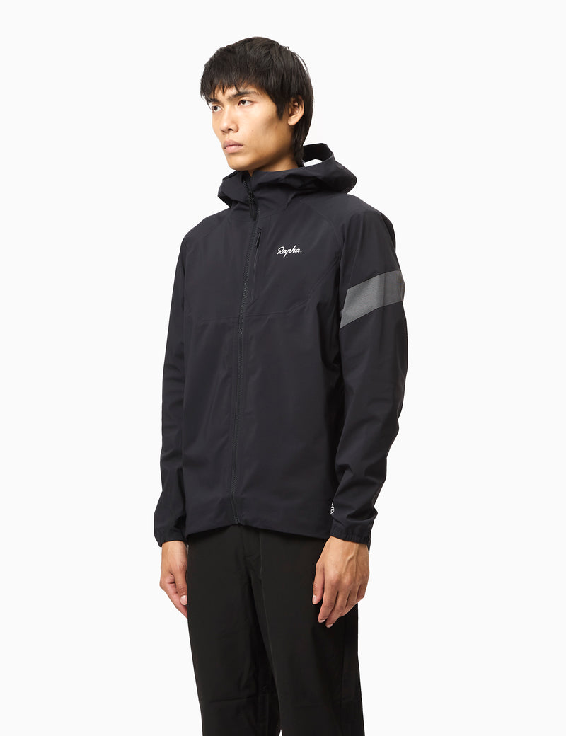 Rapha Men's Trail GORE-TEX Infinium Jacket - Black/Light Grey