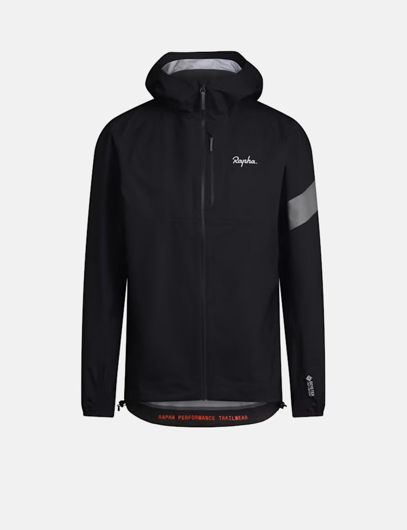 Rapha Men's Trail GORE-TEX Infinium Jacket - Black/Light Grey