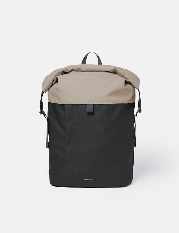 Sandqvist Konrad Rolltop Backpack - Multi Beige