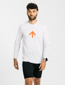 Chance AROW Lightweight Long Sleeve Tee - White