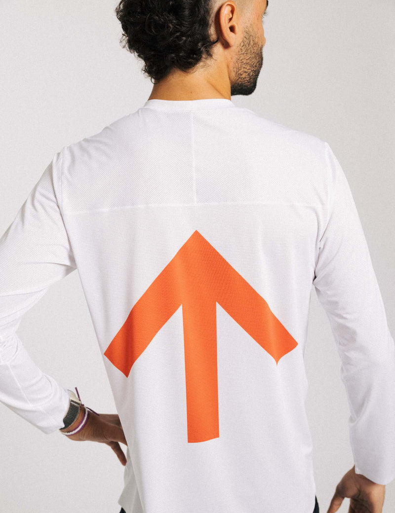 Chance AROW Lightweight Long Sleeve Tee - White