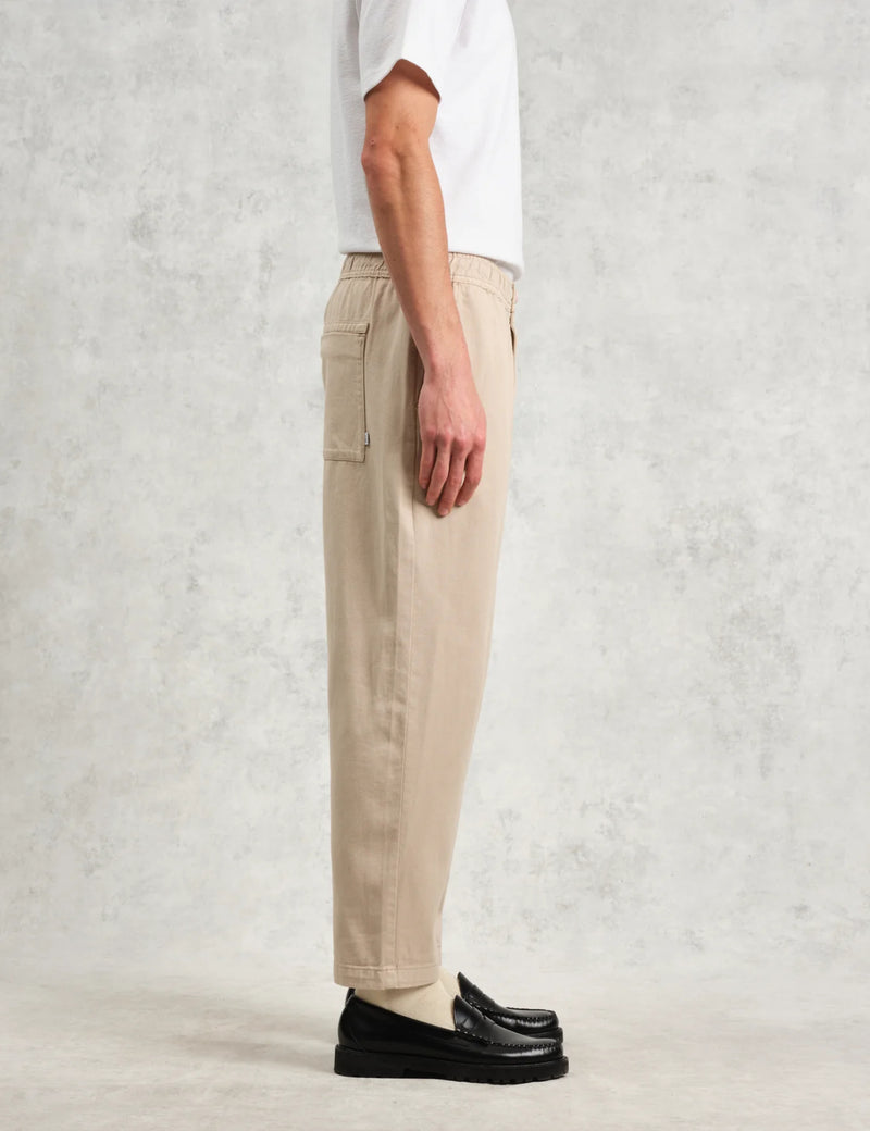 Wax London Kurt Trouser (Organic Twill) - Stone