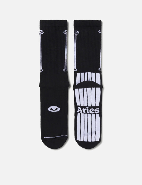 Aries Column Socks - Black