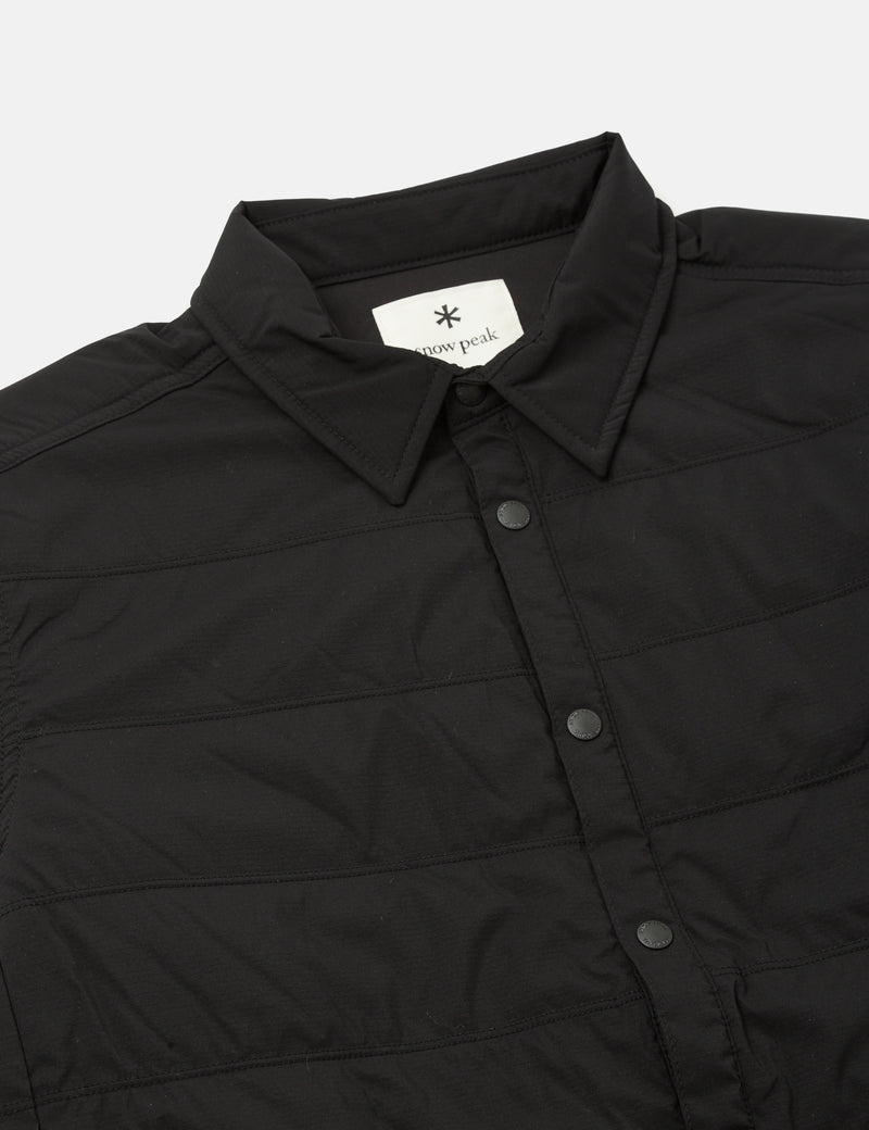 Snow Peak Flexible Insulated Shirt - Black | Article.