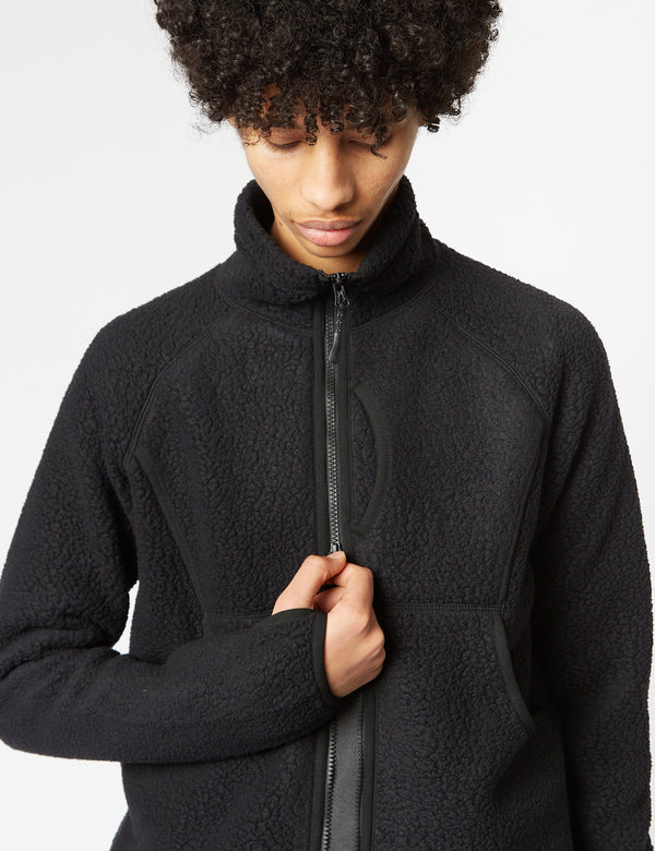 Snow Peak Thermal Boa Fleece Jacket - Black