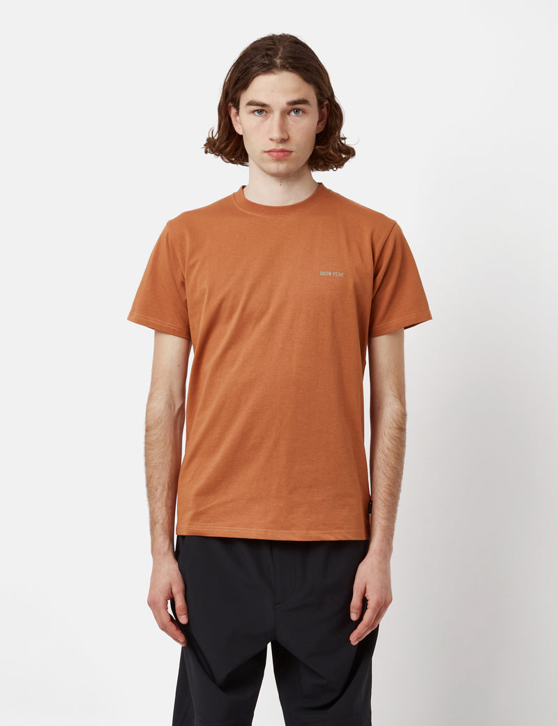 Snow Peak Ropework T-Shirt - Brown