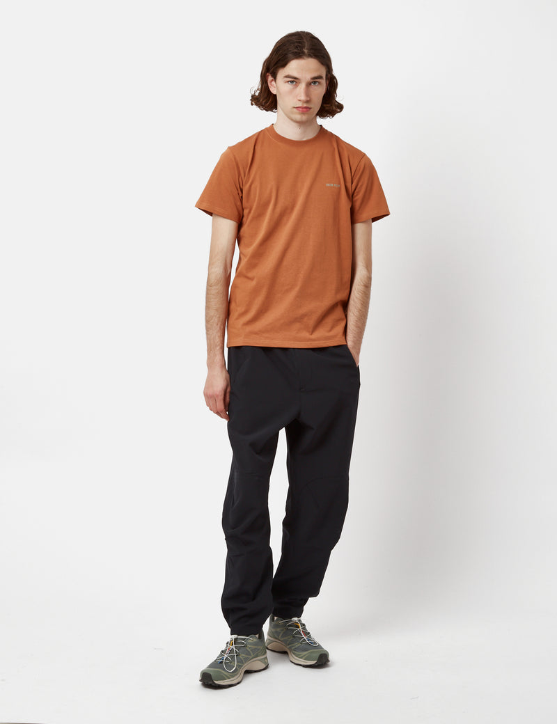 Snow Peak Ropework T-Shirt - Brown