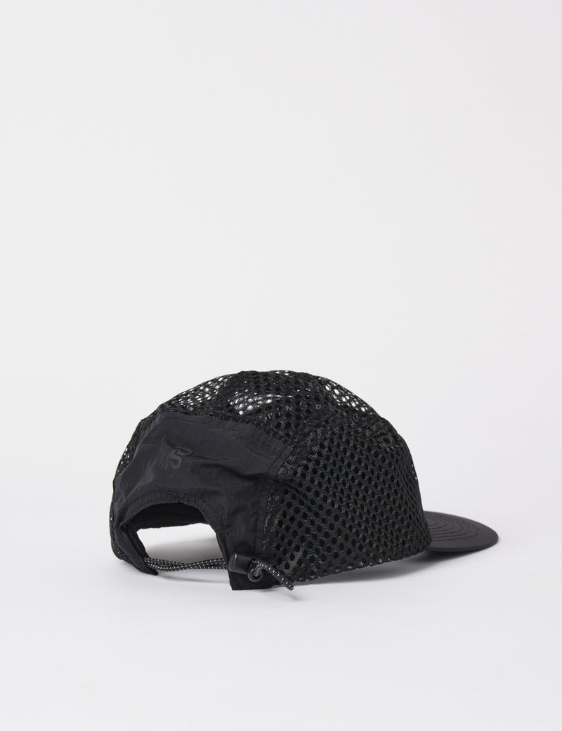 Bandit Mesh Run Cap - Black