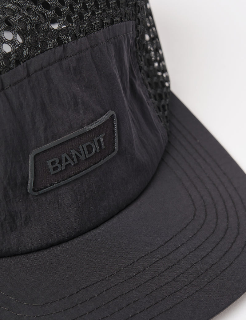 Bandit Mesh Run Cap - Black