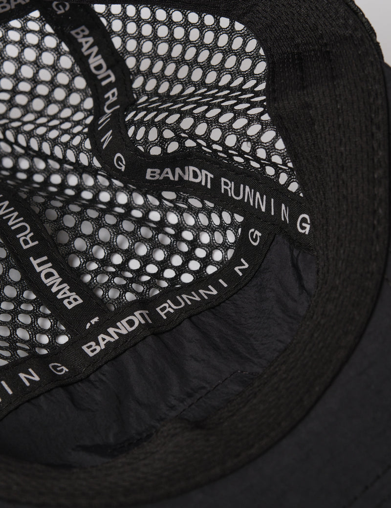 Bandit Mesh Run Cap - Black