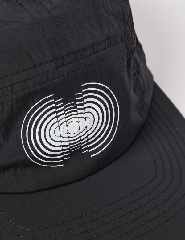 Bandit Nylon Run Cap Split Spiral - Black