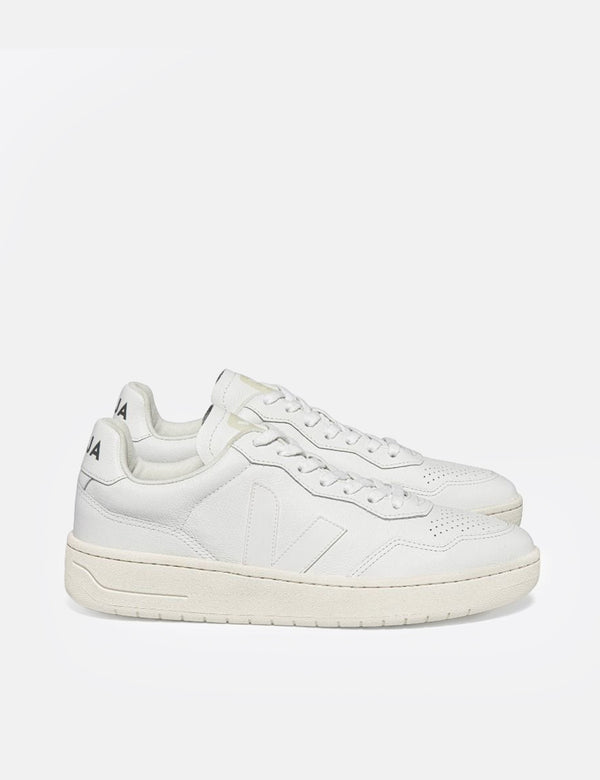 Veja V-90 O.T. Leather Trainers - Extra White