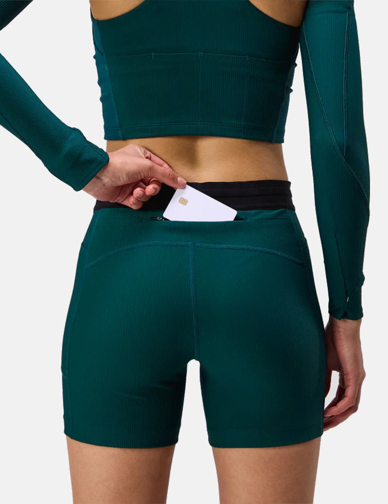 Bandit Cadence 5" Women's Compression Shorts - Pine