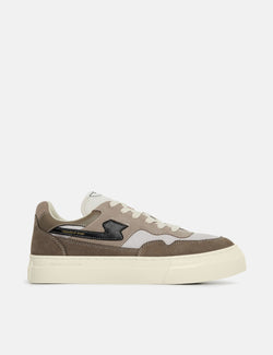 Stepney Workers Club Pearl S-Strike Trainers (Suede Mix) - Smoke Grey