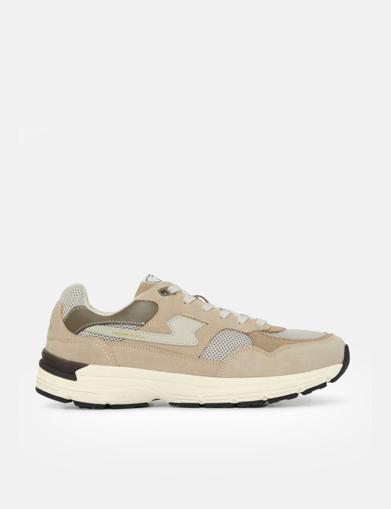 Stepney Workers Club Amiel S-Strike Trainers (Suede Mix) - Sand