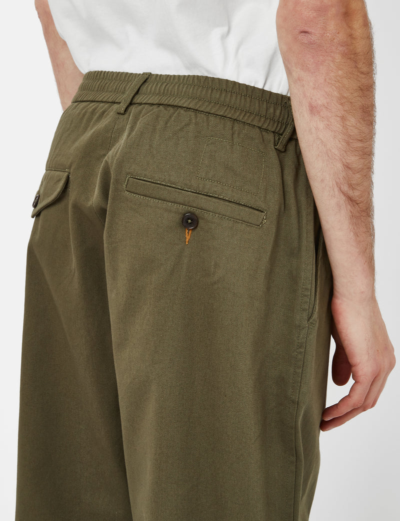 Drawcord Trousers - Khaki