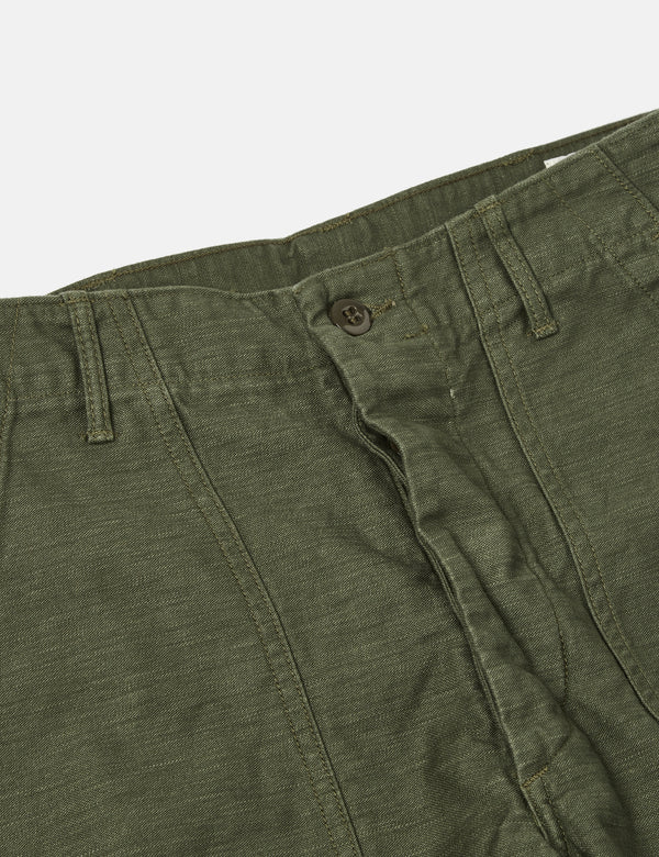 orSlow US Army Fatigue Pants (Regular Fit) - Green