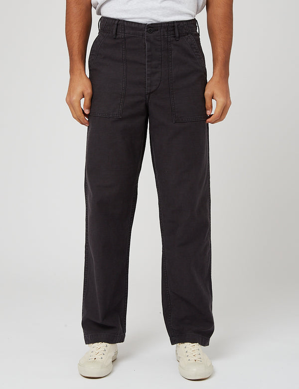 orSlow US Army Fatigue Pants - Black Stone