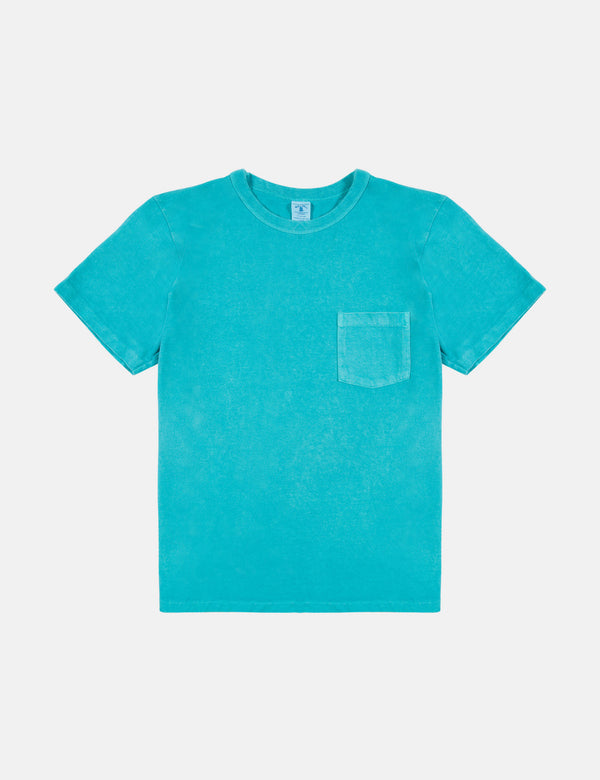 Velva Sheen x Article Pigment Dyed Pocket T-Shirt - Teal