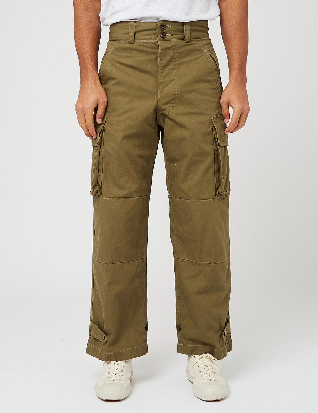 orSlow M-47 French Army Cargo Pants - Army Green