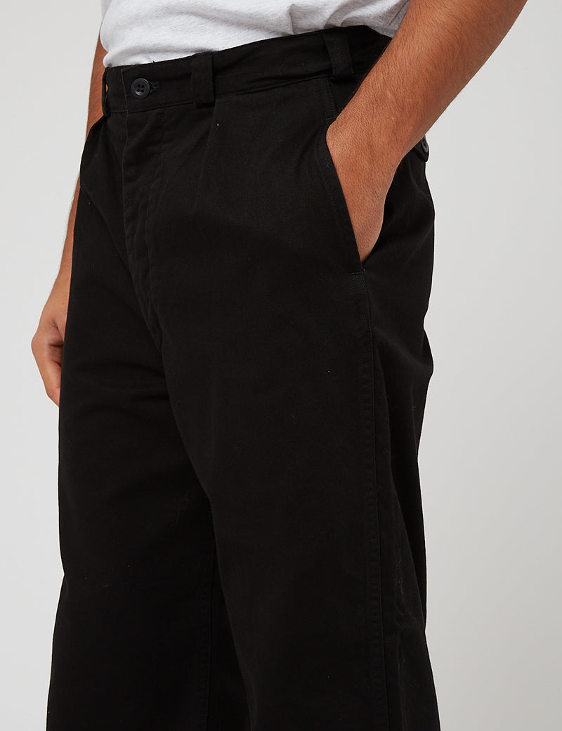 orSlow M-52 French Army Trouser (Wide Fit) - Black | Article.