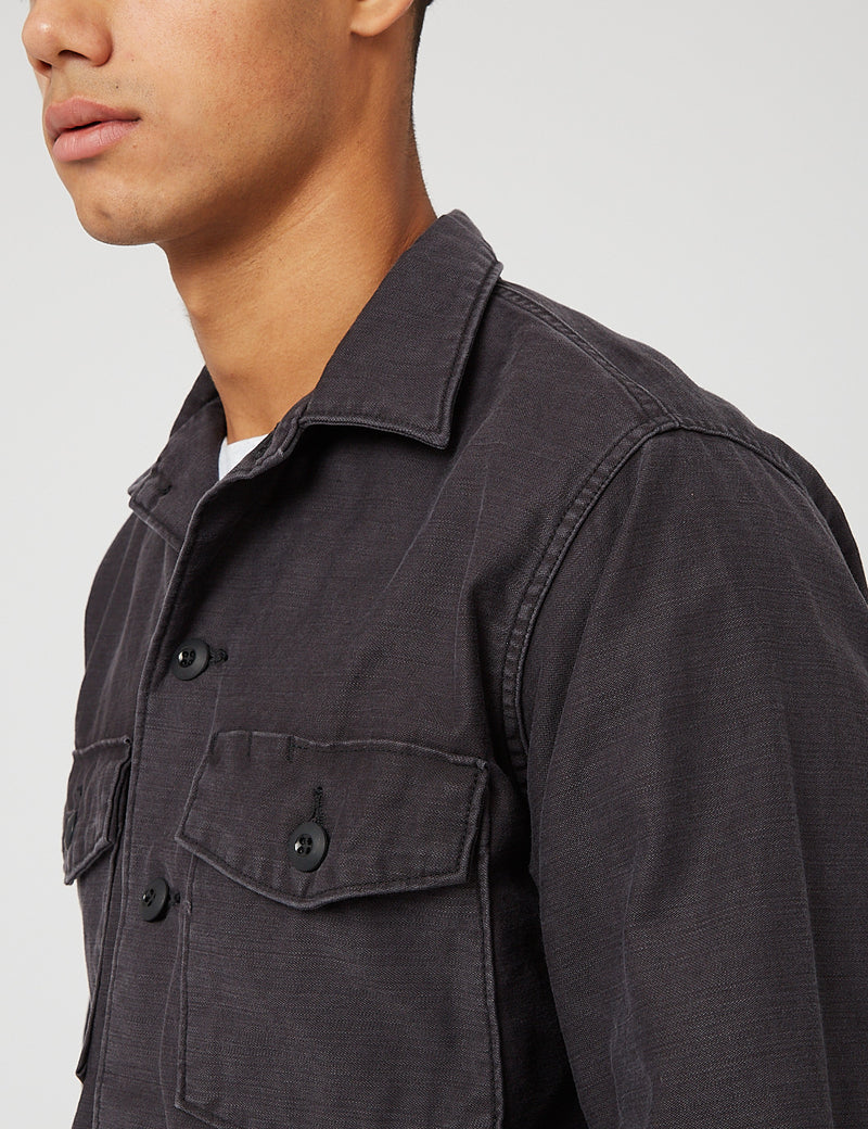 orSlow US Army Shirt - Black Stone