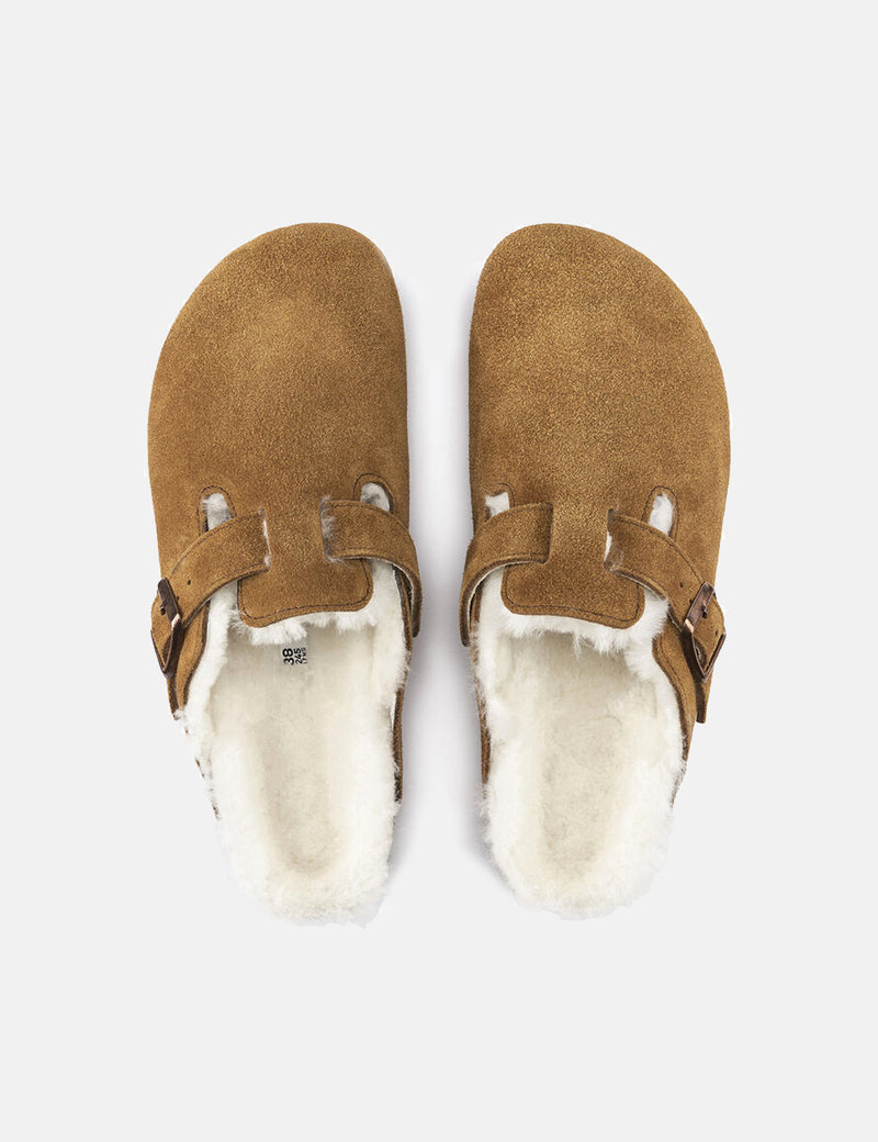 Femmes Birkenstock Boston Shearling (Étroit) - Vison