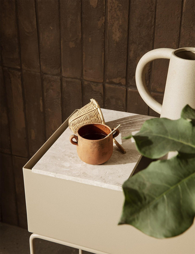 Ferm Living Tray for Plant Box (Marble) - Beige