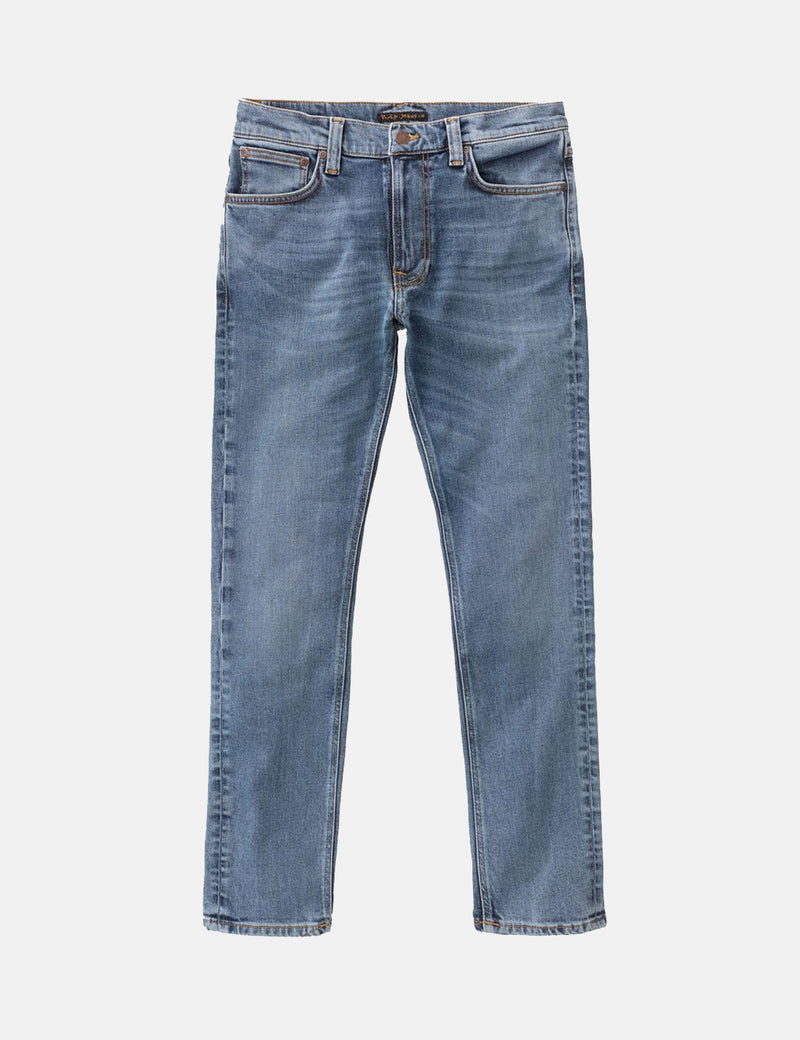 Nudie Jeans Lean Dean (Slim Tapered) - Lost Orange Blue