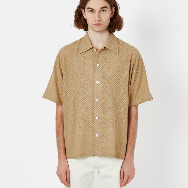 Sunflower 23ss spacey shirt ストライプシャツ-