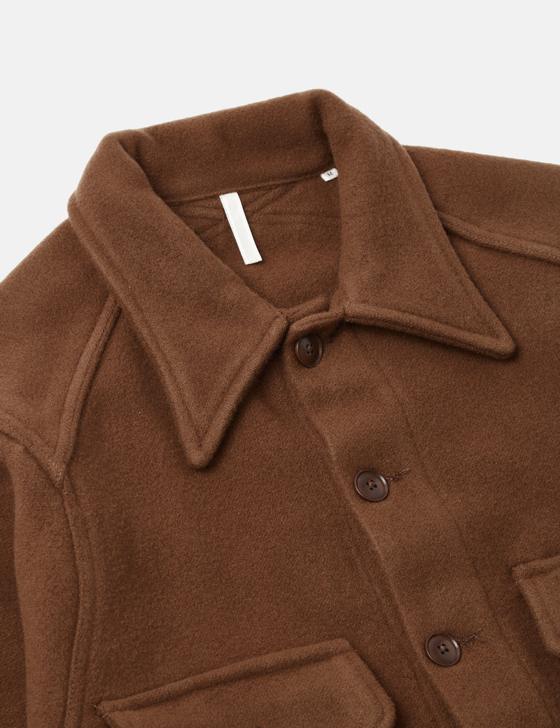 Sunflower Wool CPO Shirt - Brown I Urban Excess. – Article.