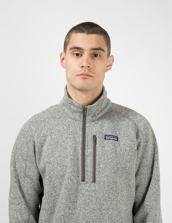 Patagonia Better Sweater 1/4 Zip Sweatshirt - Stonewash Grey