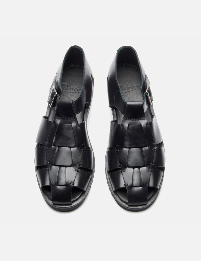Paraboot Pacific Sandals (Leather) - Black I Article.
