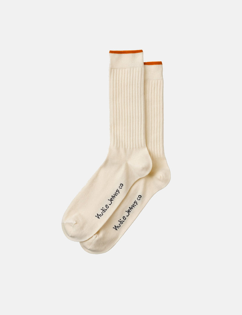 Nudie Gunnarsson Socks - Off White