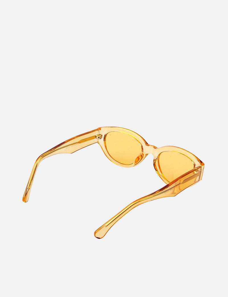 RvceShops | Bonnie Clyde Karate Sunglasses Transparent Yellow | tinted  square frame sunglasses