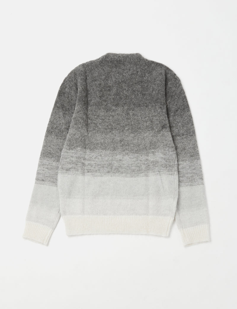 Sweat Walther NN07 (mohair/laine d'alpaga) - gris multi