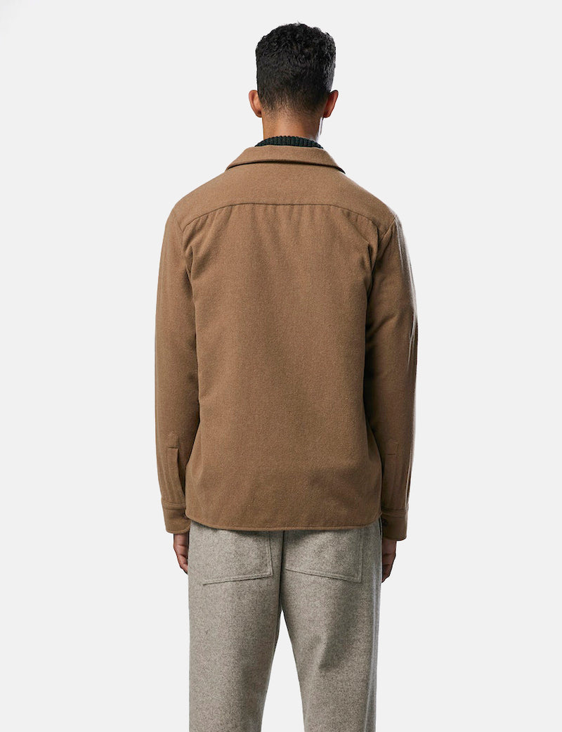 NN07 Daniel Shirt - Camel Brown