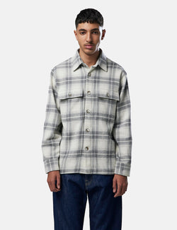 NN07 Soren Overshirt - Grey Check