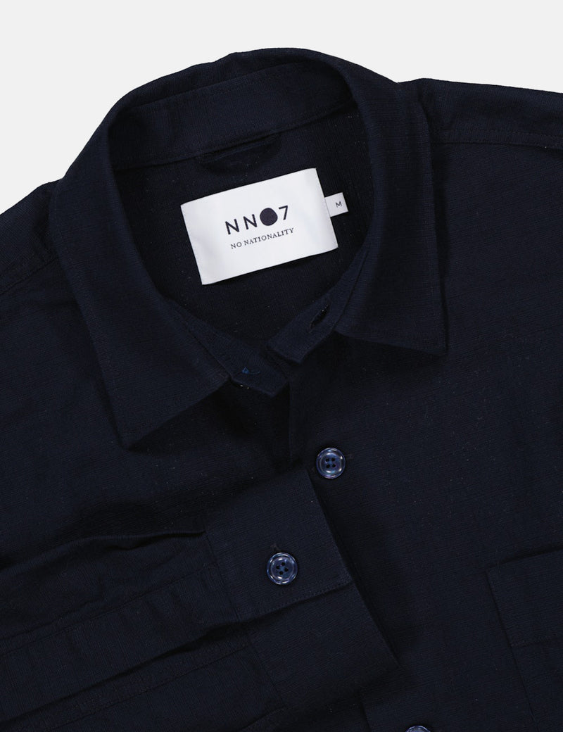 NN07 Adwin Shirt - Navy Blue