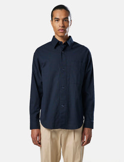 NN07 Adwin Shirt - Navy Blue