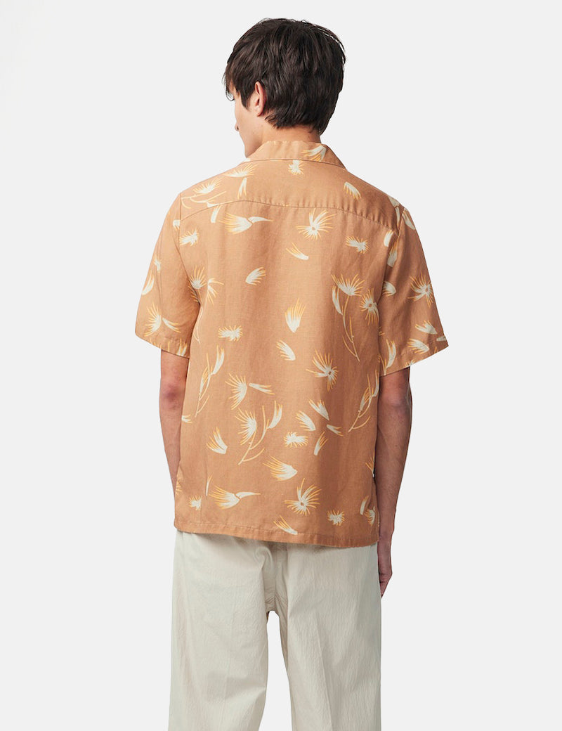 NN07 Daniel Short Sleeve Shirt - Tan Brown