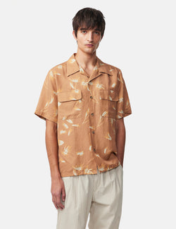 NN07 Daniel Short Sleeve Shirt - Tan Brown