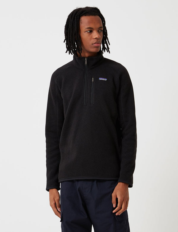 Patagonia Better Sweater Quarter Fleece - Black