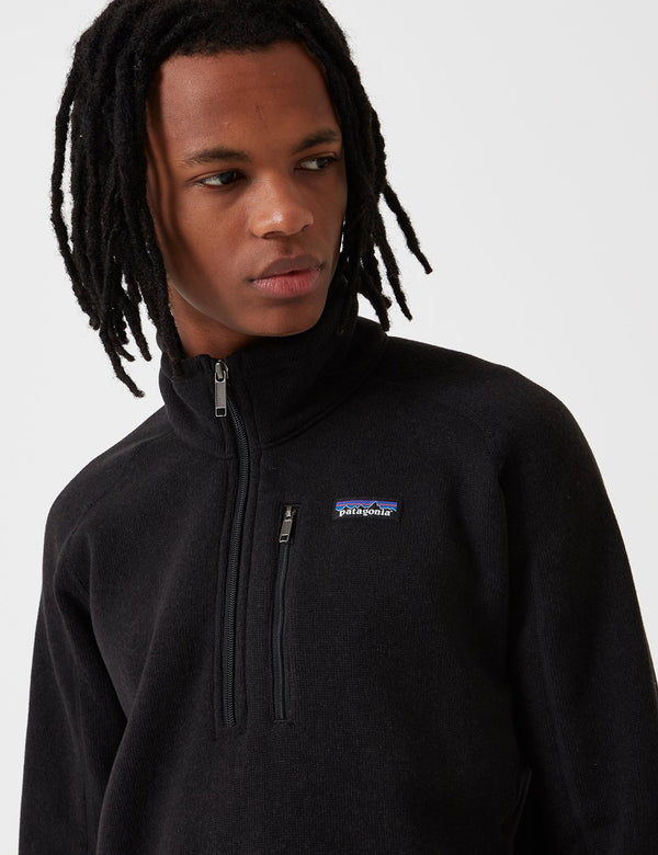 Patagonia Better Sweater Quarter Fleece - Schwarz